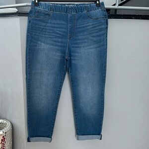 Sound/Style pull on ankle jean size XL
